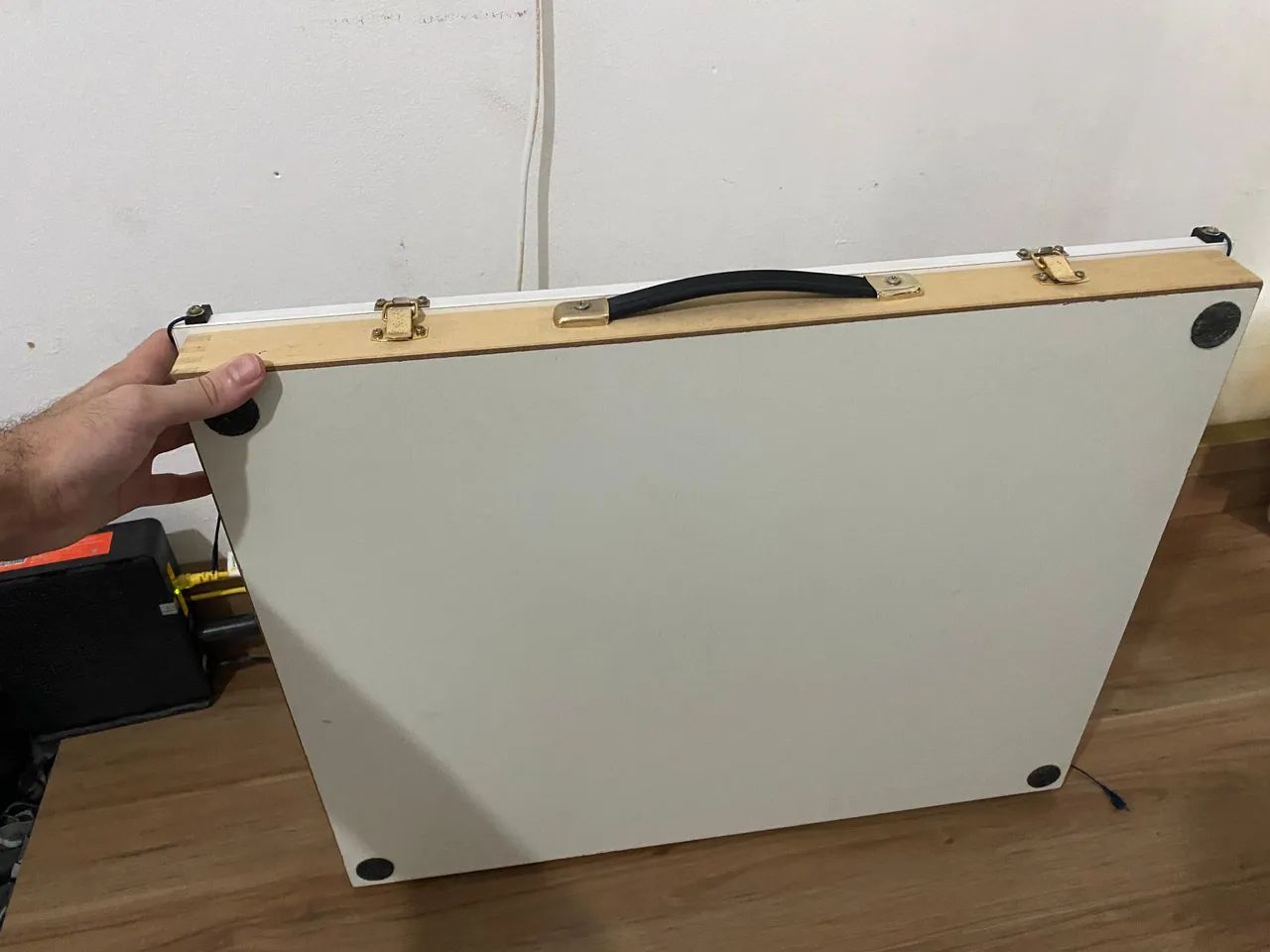 Prancheta profissional Trident A2 com régua paralela e pasta - Foto 4