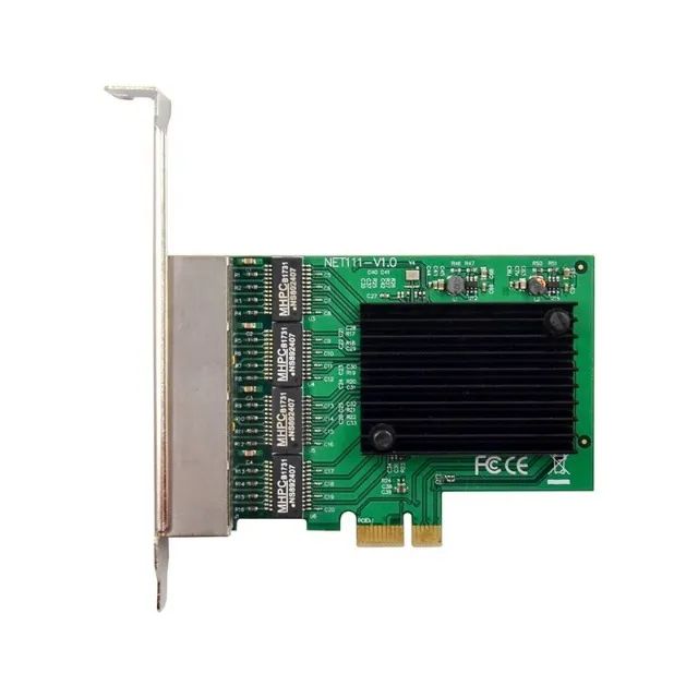 Placa de rede 4x 1Gb PCIe x1  - Foto 3