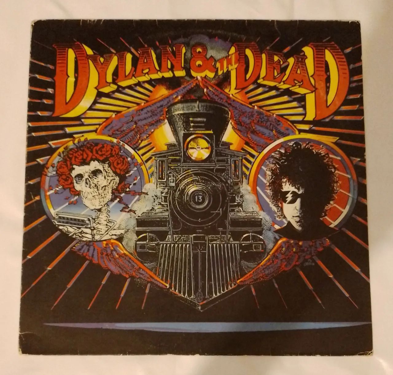 Bob Dylan and the Dead LP Disco Vinil com Encarte (VG+)