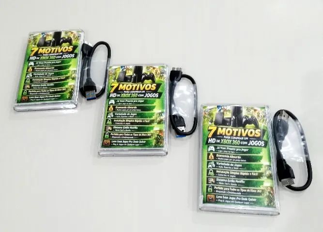 HD EXTERNO PARA XBOX 360 COMPATÍVEL COM QUALQUER MODELO DIVERSÃO GARANTIDA - Foto 5