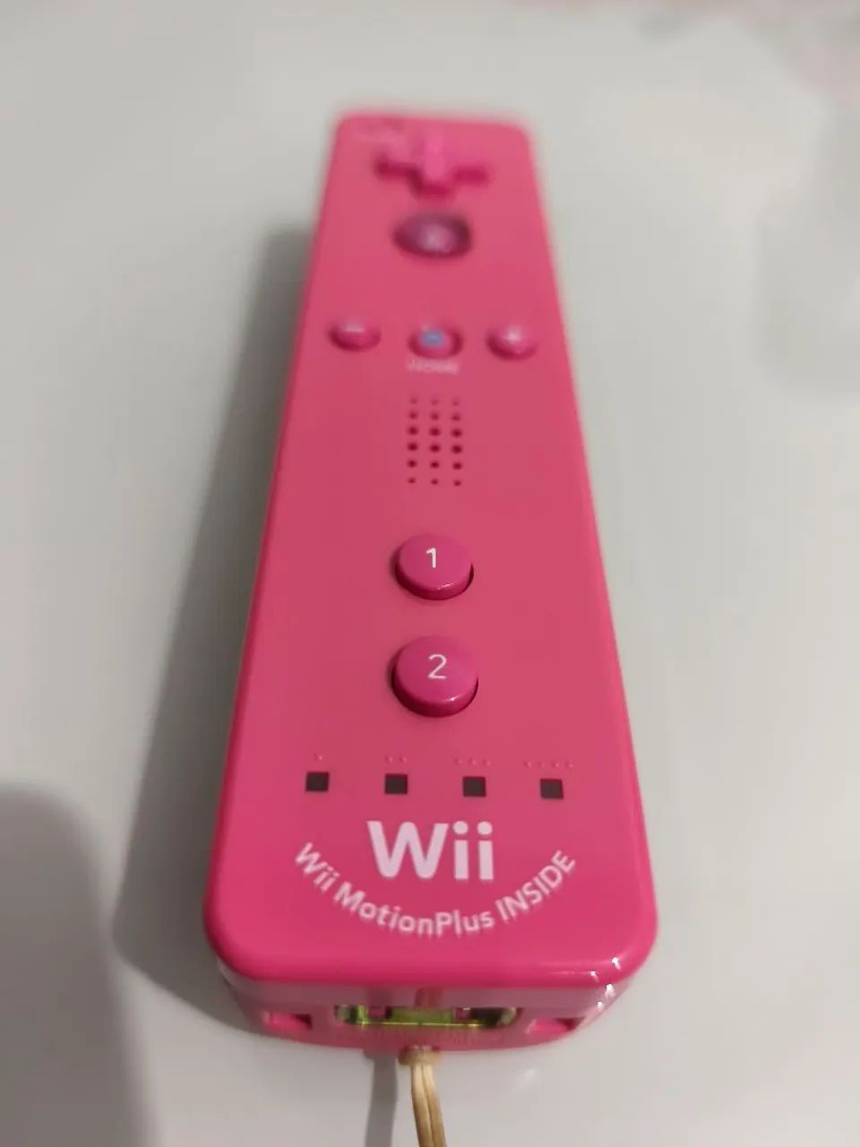 Controle de Wii Rosa com Motion Plus [ORIGINAL]