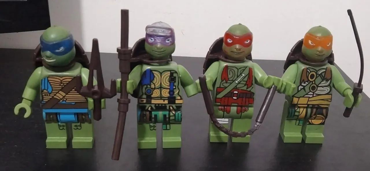 Bonecos Tartarugas Ninjas 