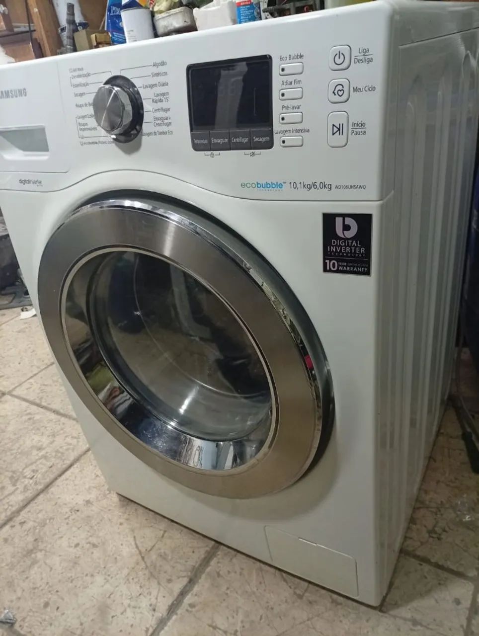 Lava e seca Samsung