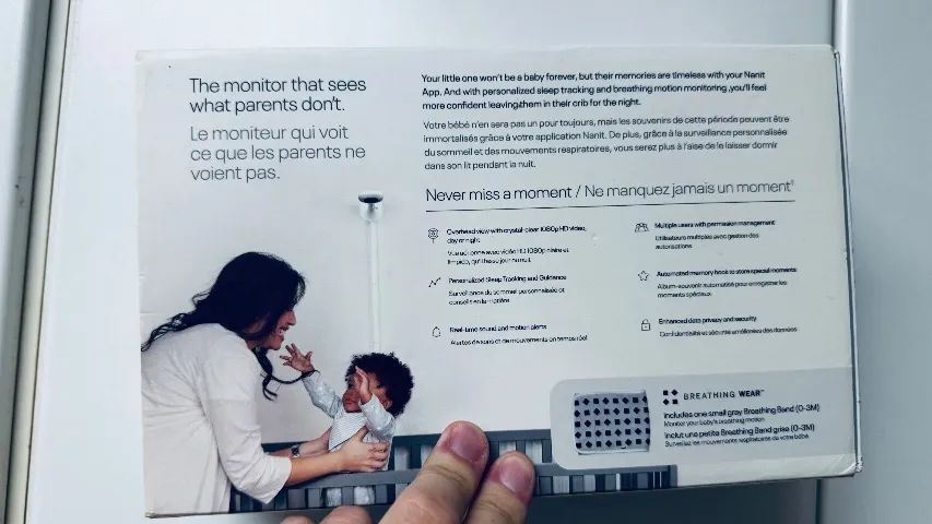 Monitor De Bebê Nanit Pro Full System - Branco Cor Branca  - Foto 2