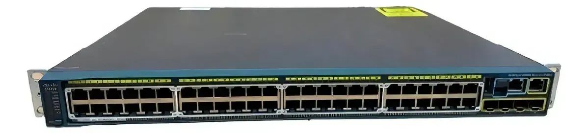Switch Gigapoe Cisco 2960s 48portas C2960s-48fps-l+mód Stack 1000 MB/s