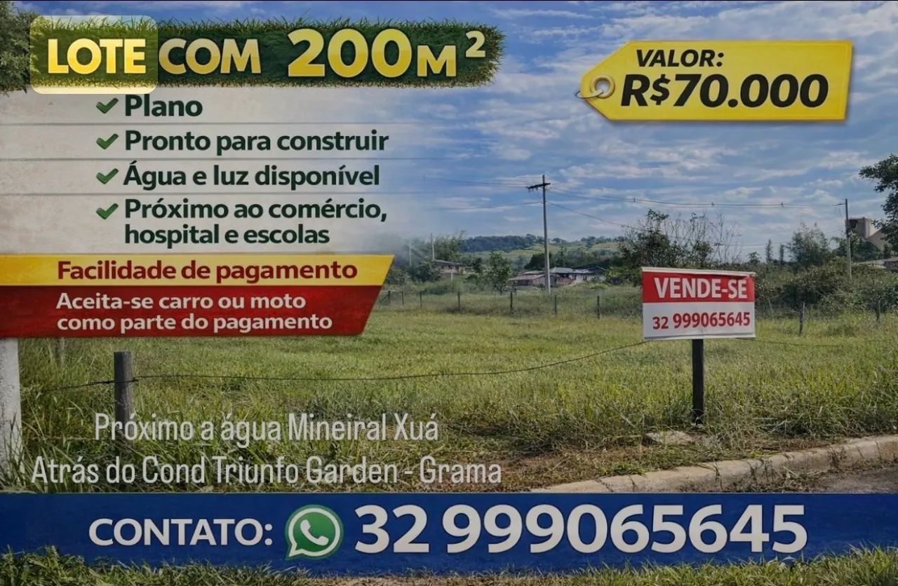 Lote 200m plano 