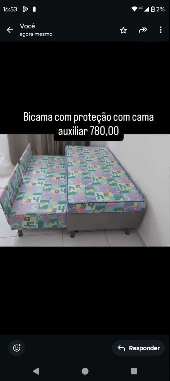 Cama com proteção  - Foto 2