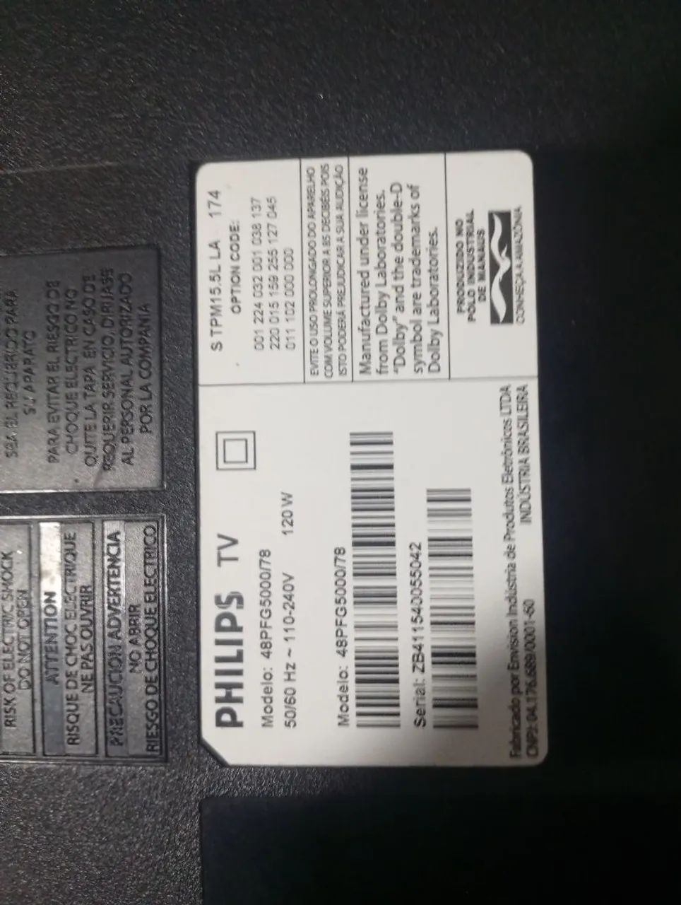 Televisão 42 polegadas Philips só sai o som não é smart - Foto 3