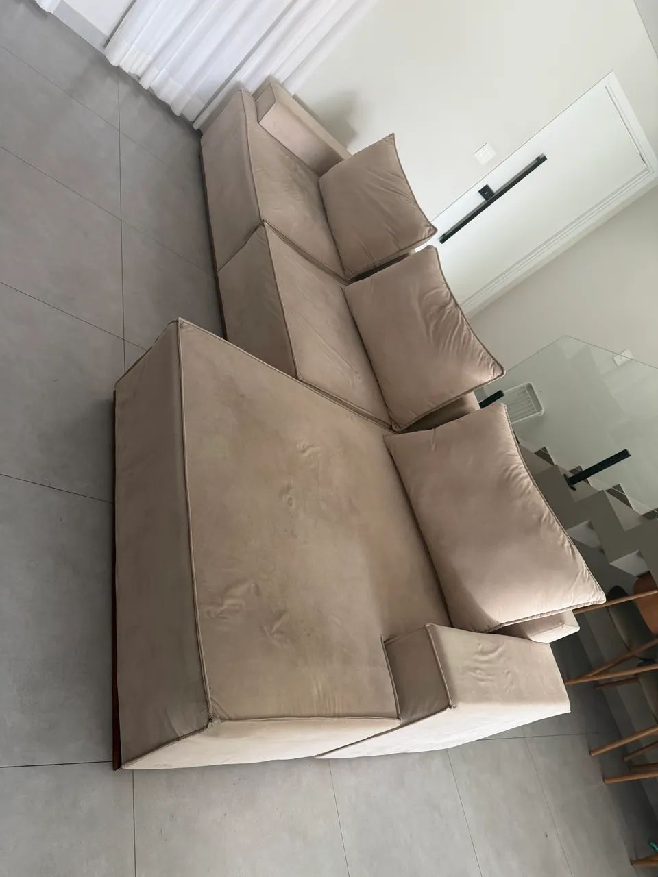Sofá com chaise 3 lugares  - Foto 5