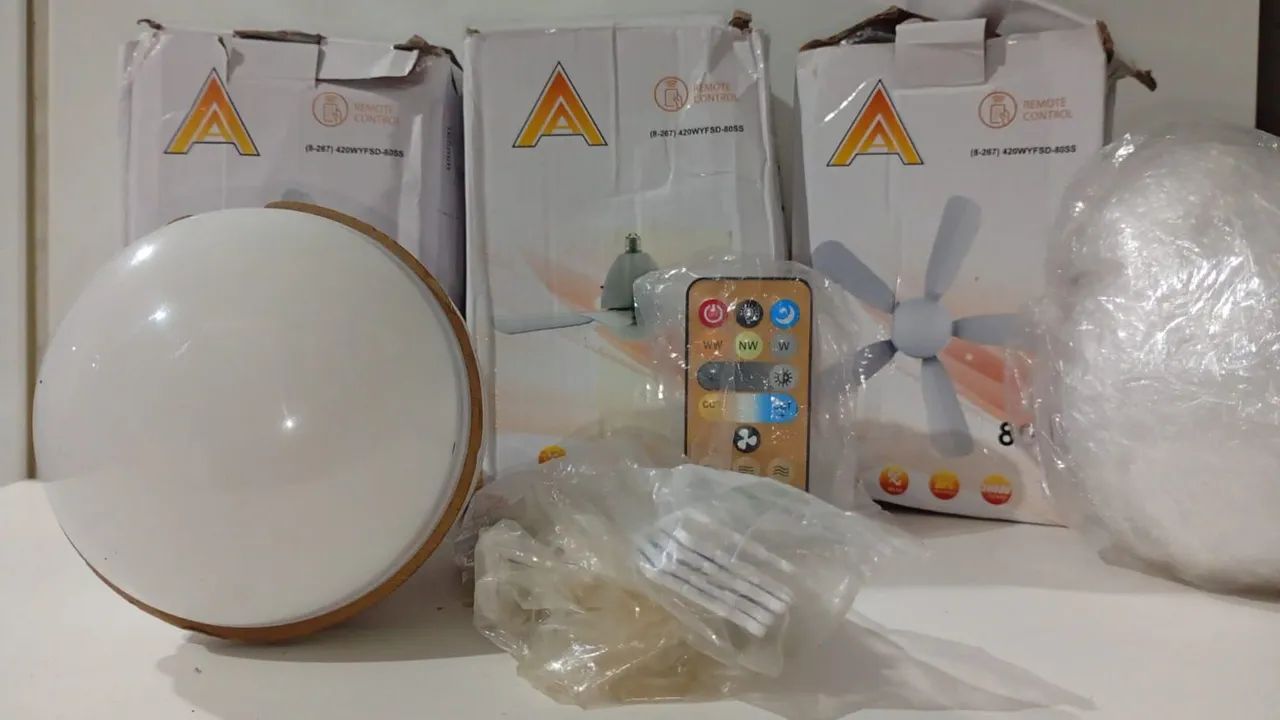 ? VENTILADORES DE TETO COM LED - À VENDA! ? - Foto 3