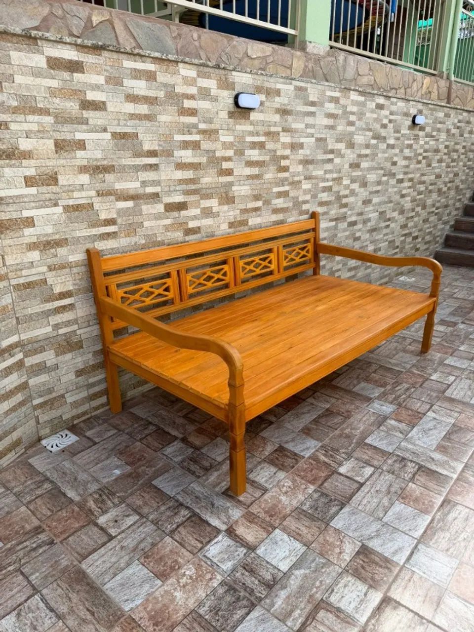 Banco Surubão Madeira Rustica - Foto 4