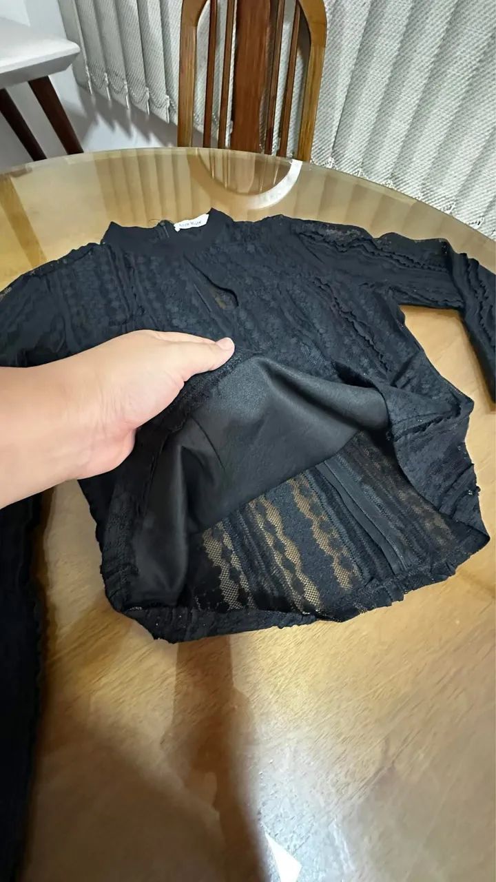 Blusa de renda