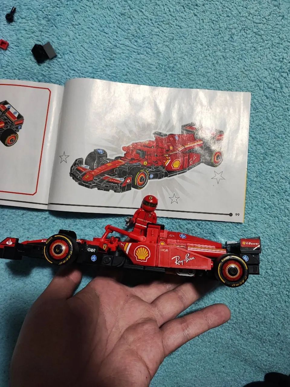 Lego formula 1 Ferrari montada  - Foto 3