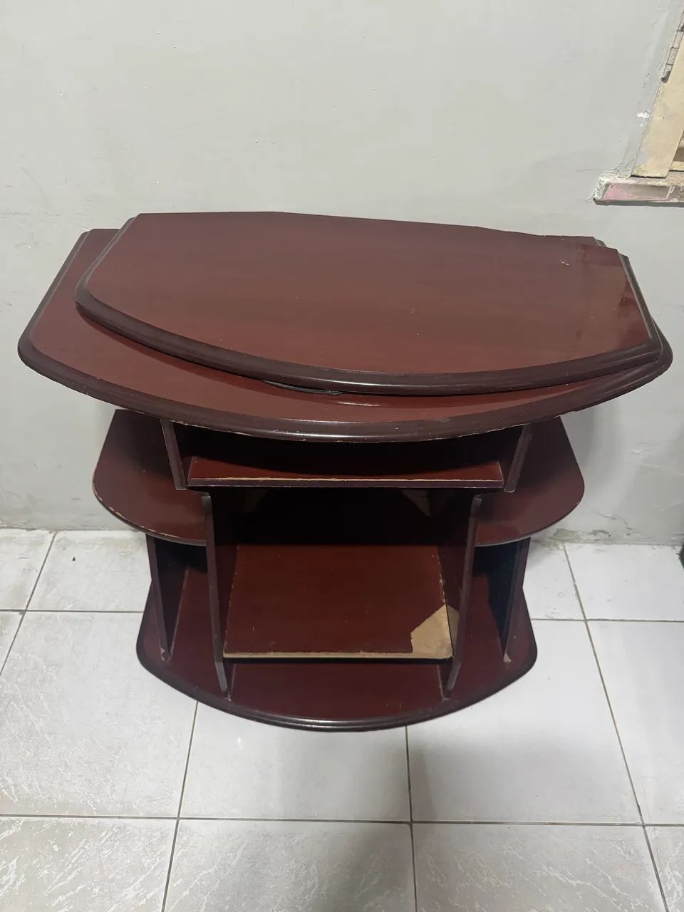Rack para TV em MDF com Tampo Superior Giratório - Foto 6