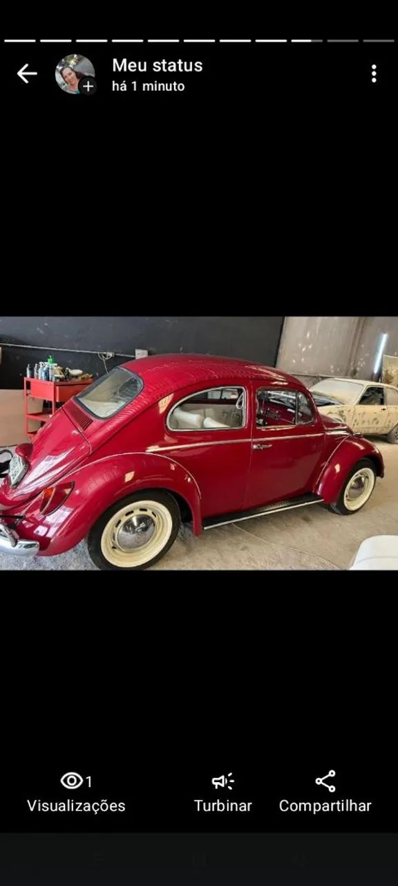 Fusca vermelho  - Foto 4