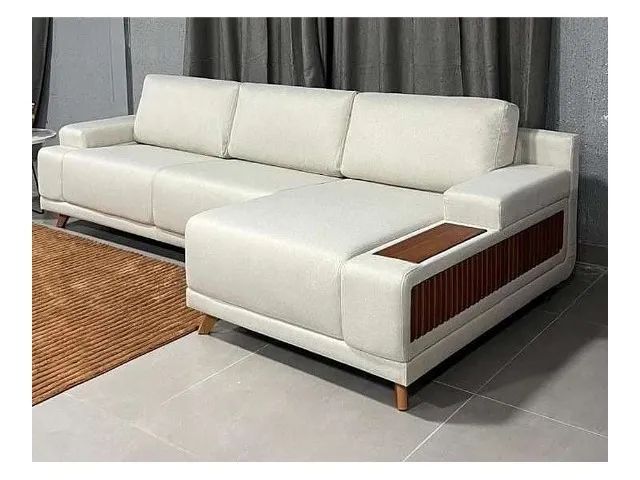 Sofá com Chaise Roma 2,93m Eucalipto (NOVO A PRONTA ENTREGA) - Foto 2