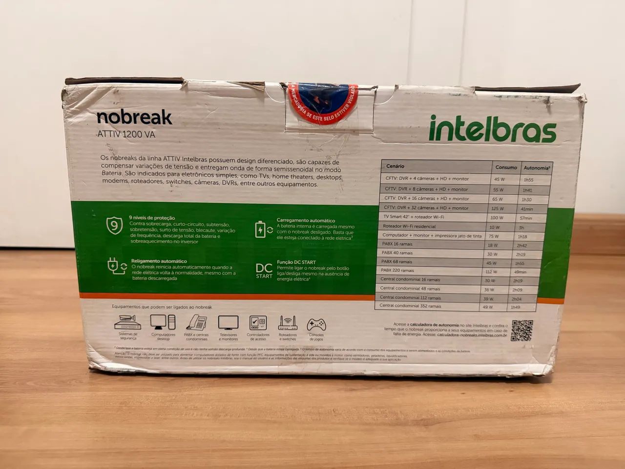 Nobreak Intelbras ATTIV 1200VA 120V - Foto 2