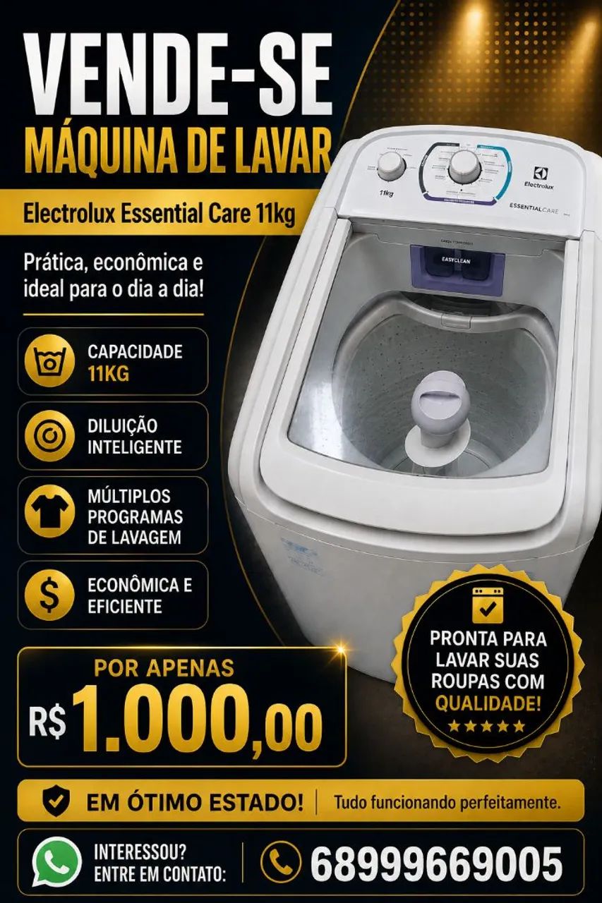 Máquina de lavar Electrolux 