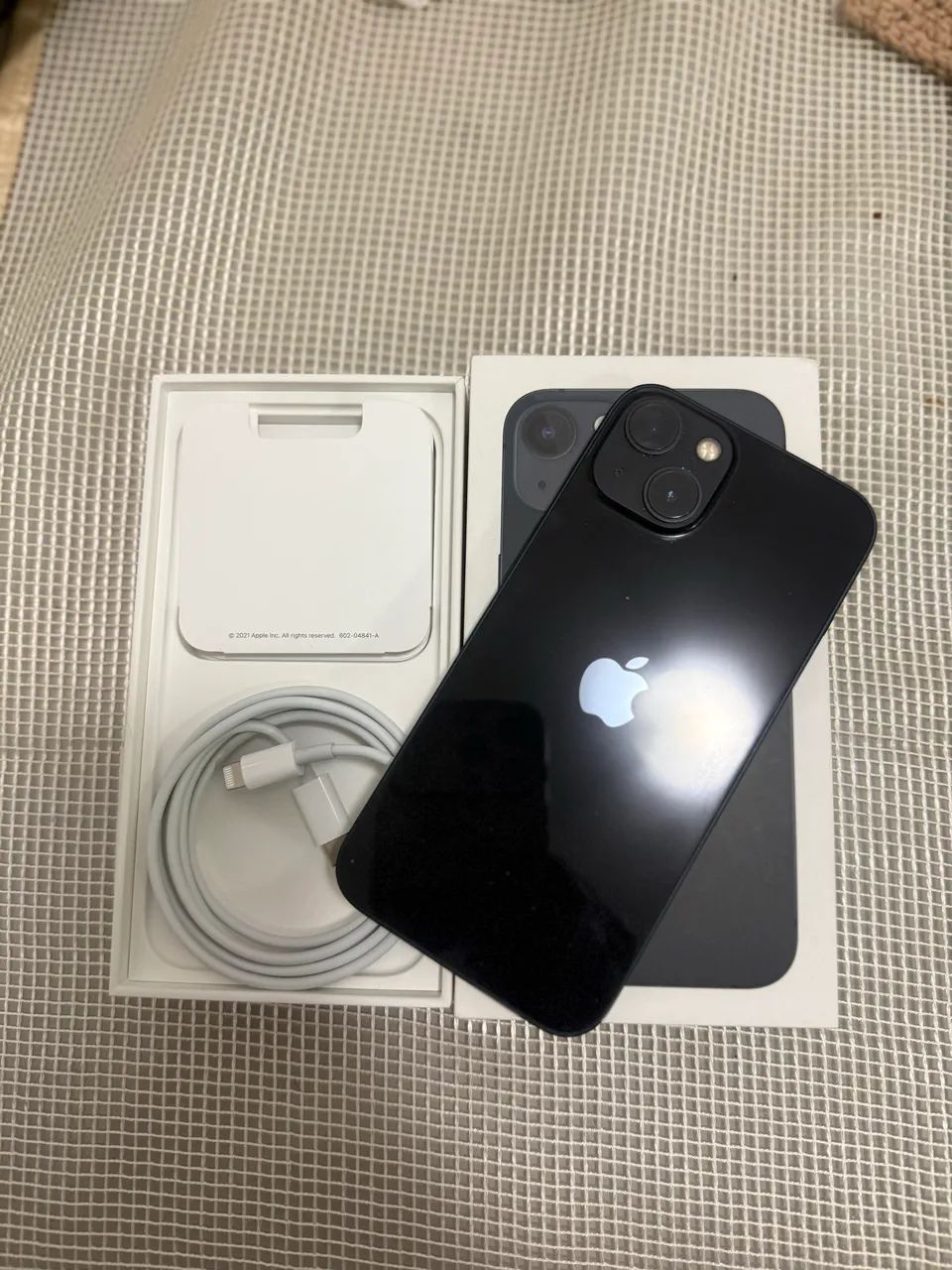iPhone 13 Midnight 128GB - Muito Conservado + Cabo Original Nunca