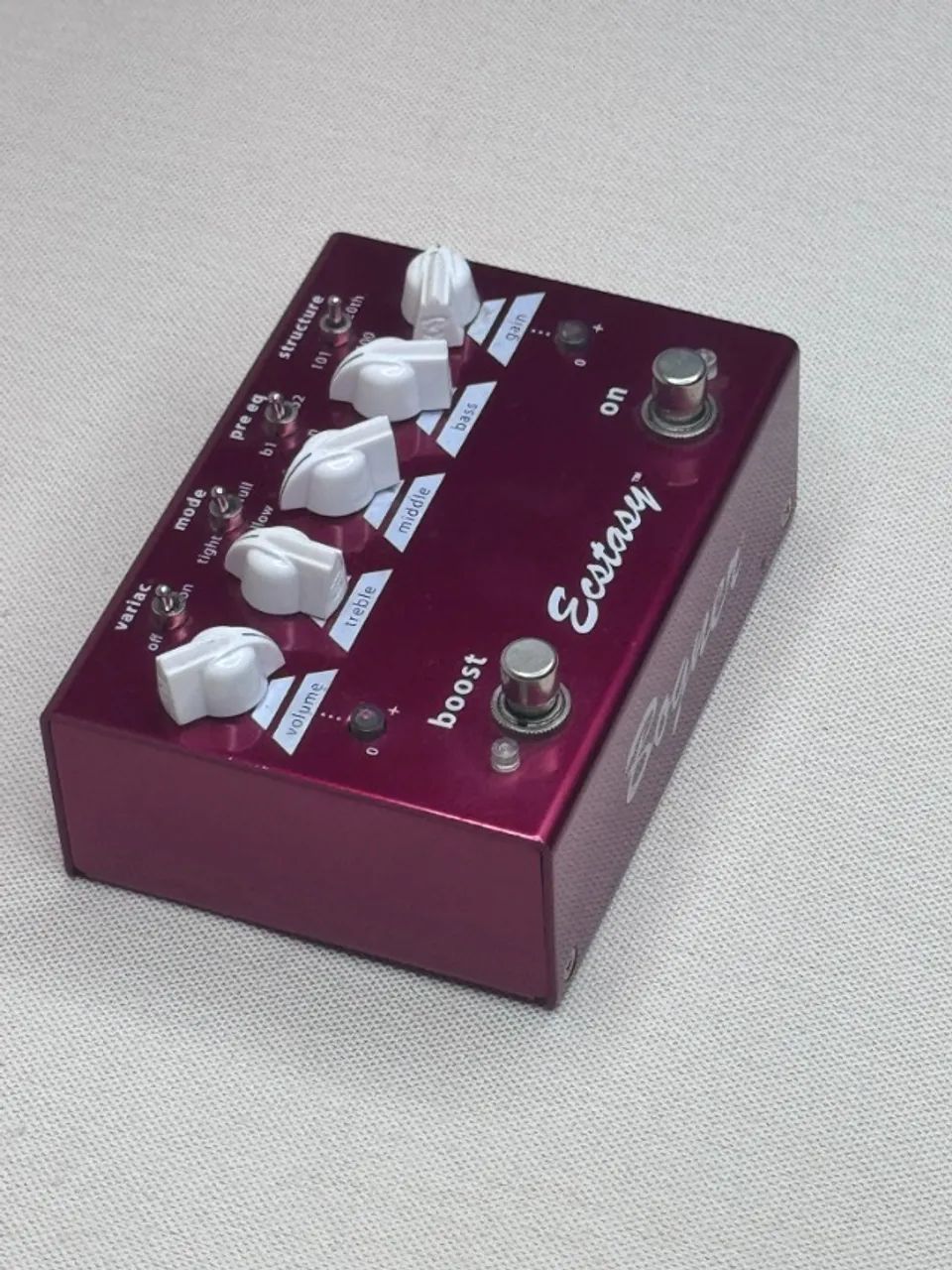 PEDAL BOGNER ECSTASY RED - Instrumentos musicais - Taguatinga Sul