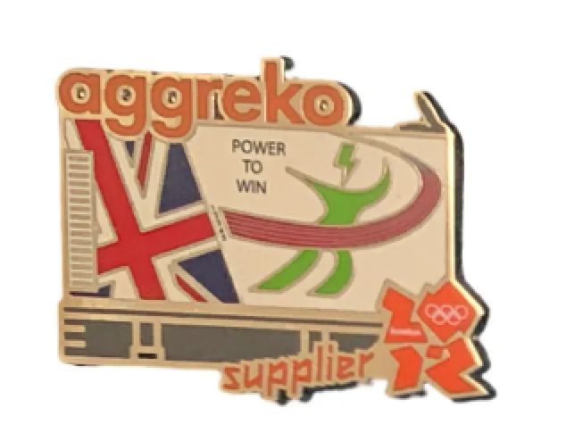 Pin Aggreko o mais cobiçado das Olimpíadas Londres 2012