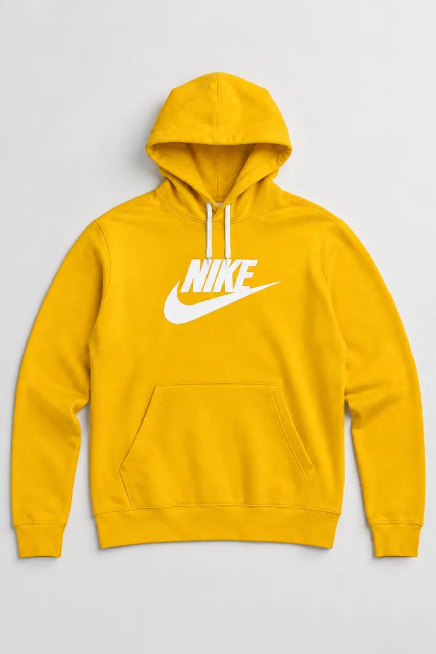 moletom nike com capuz amarelo g