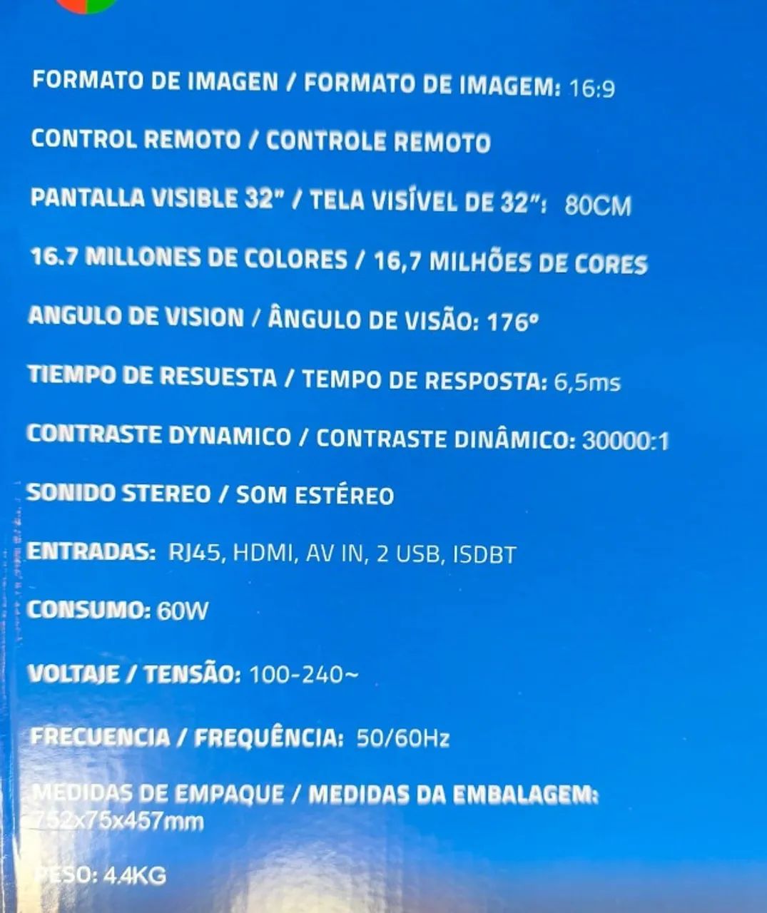 Tv smart 32, NOVA, sem uso, na caixa - Foto 2