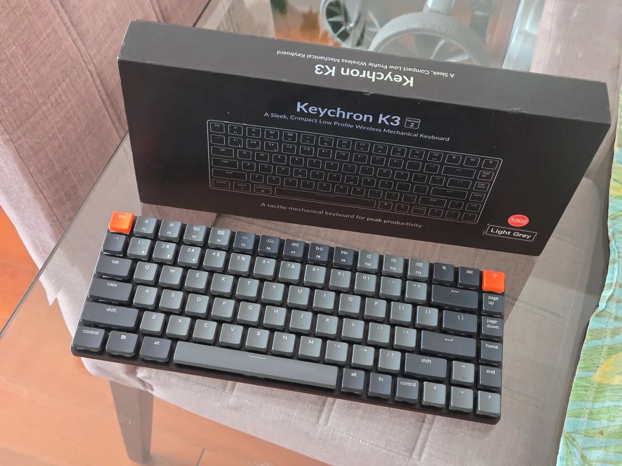Teclado Mecânico Premium Keychron K3 V2 (Sem Fio / Mac e Windows)<br> - Foto 2