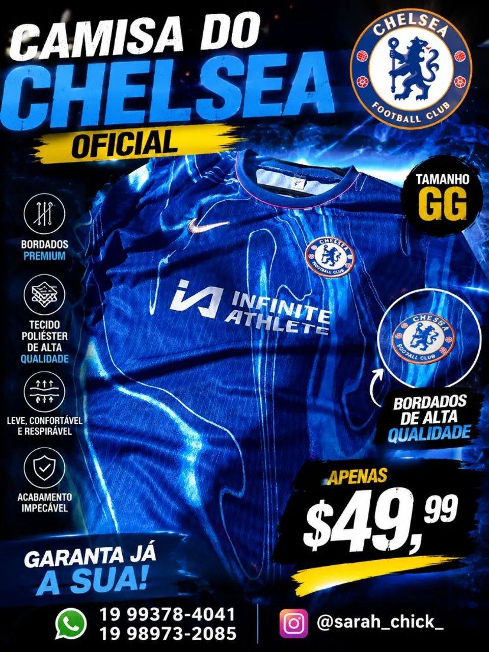 Camisa time Chelsea 