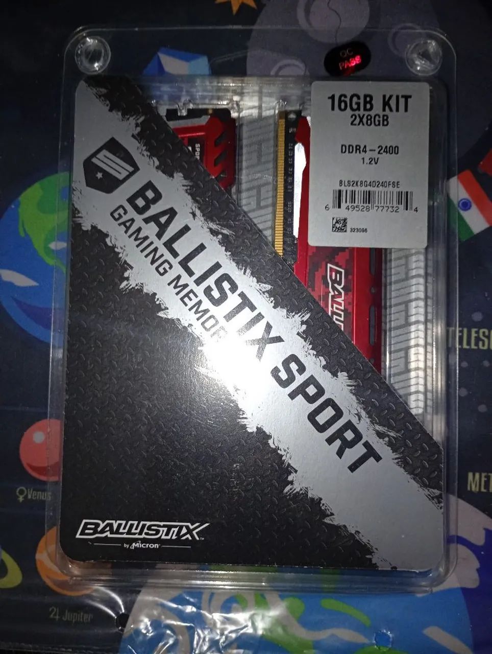 Memória RAM DDR4 - 16GB RAM (2X8)