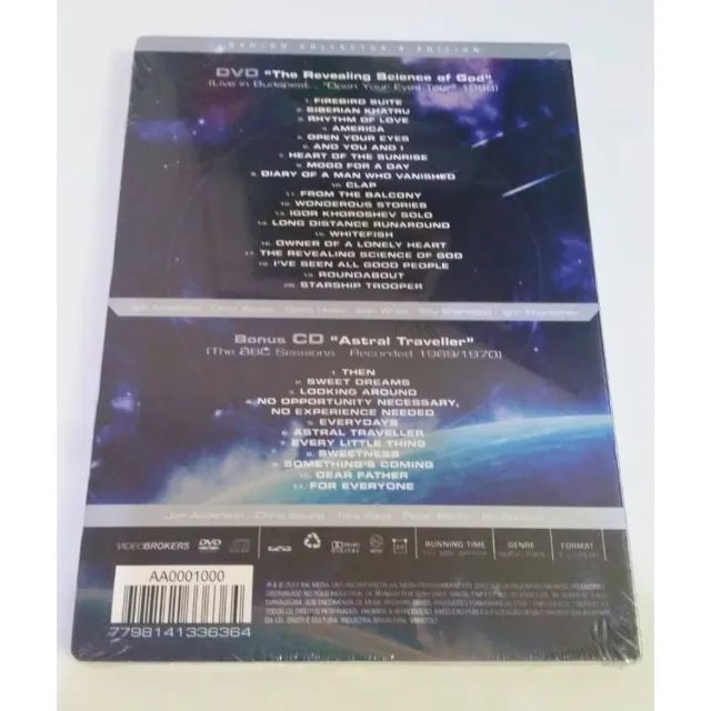 CD+DVD YES - Live in Budapest - The Revealing Science of God
