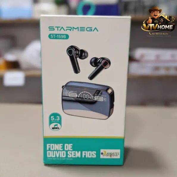 Fone de Ouvido Bluetooth Starmega + Entrega Grátis 