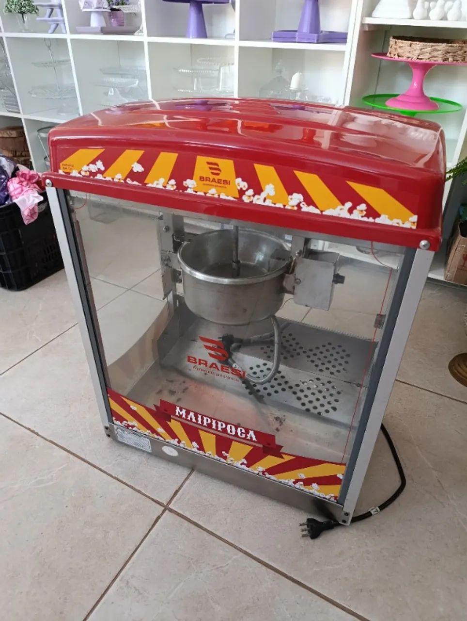 Pipoqueira elétrica 