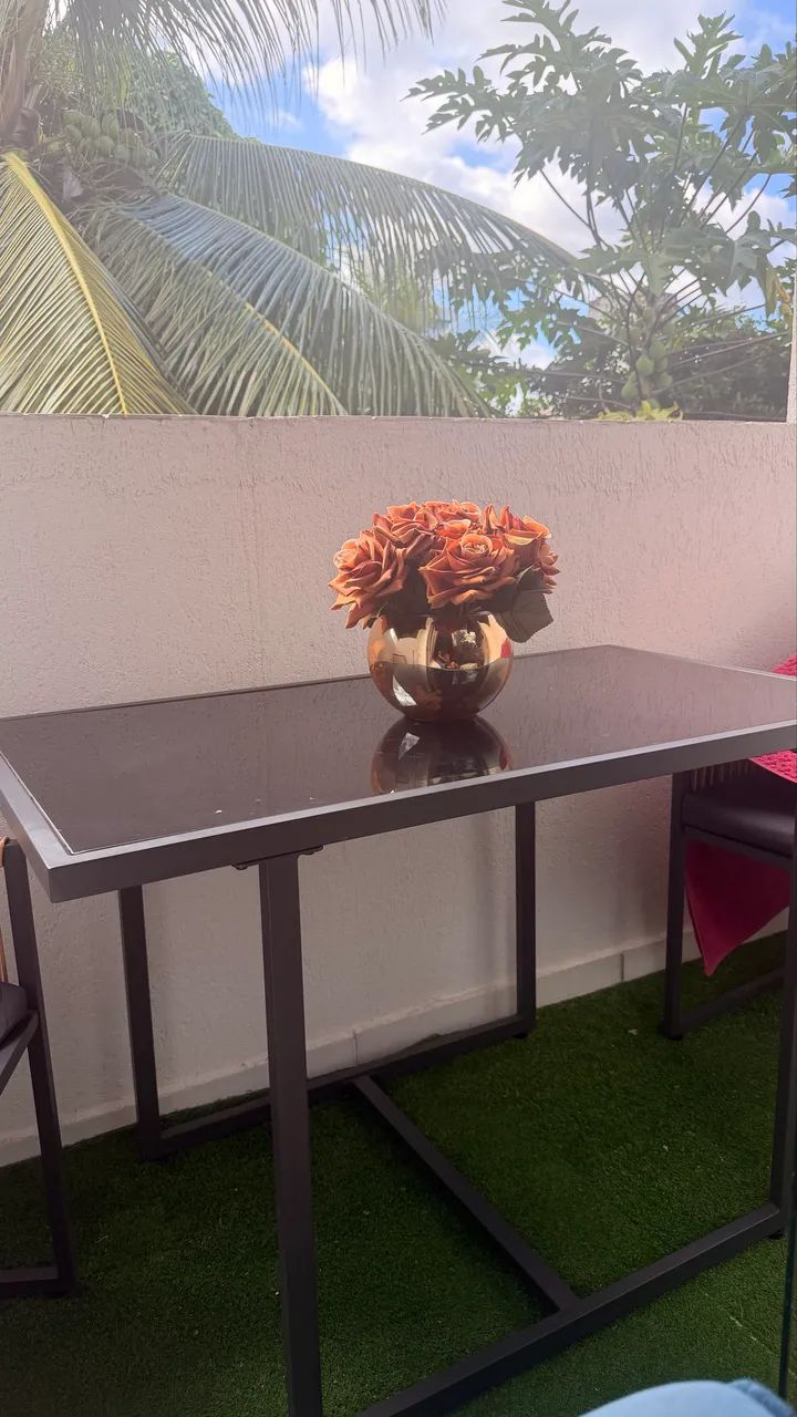 Conjunto de mesa para varanda (2 cadeiras) PROMOÇÃO! - Foto 3