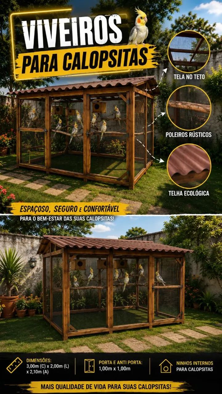 Viveiros e Galinheiros Ecológicos  - Foto 3