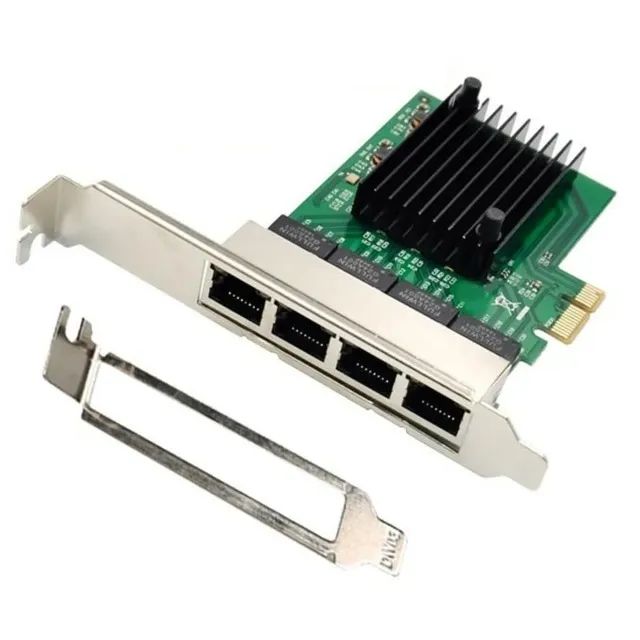 Placa de rede 4x 1Gb PCIe x1  - Foto 5