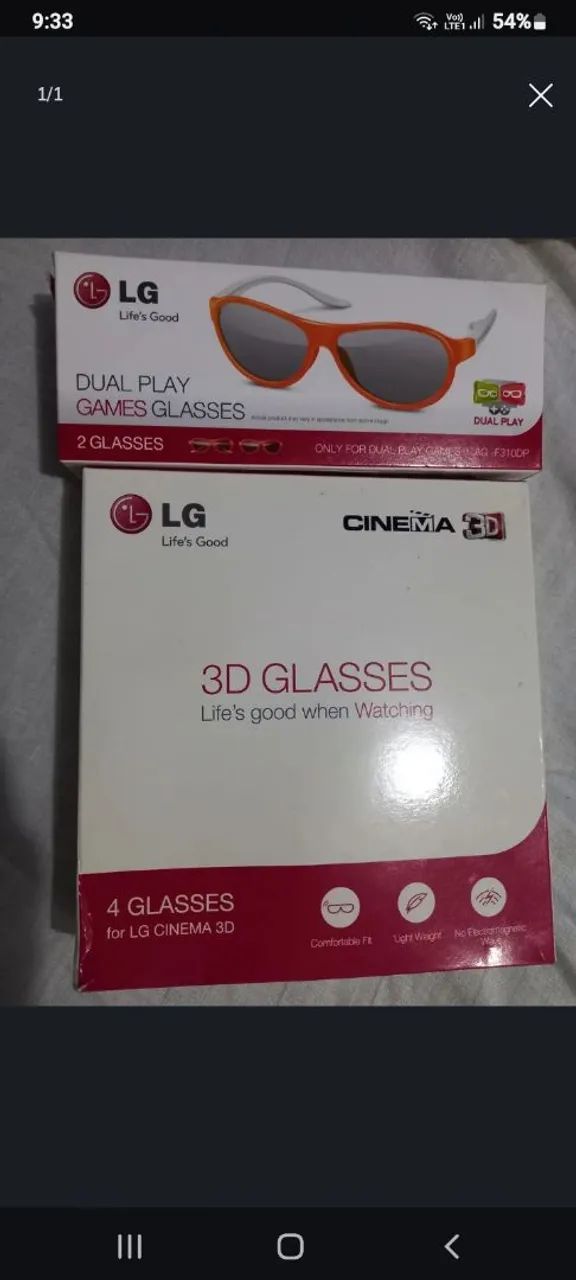 ÓCULOS 3D GAMES