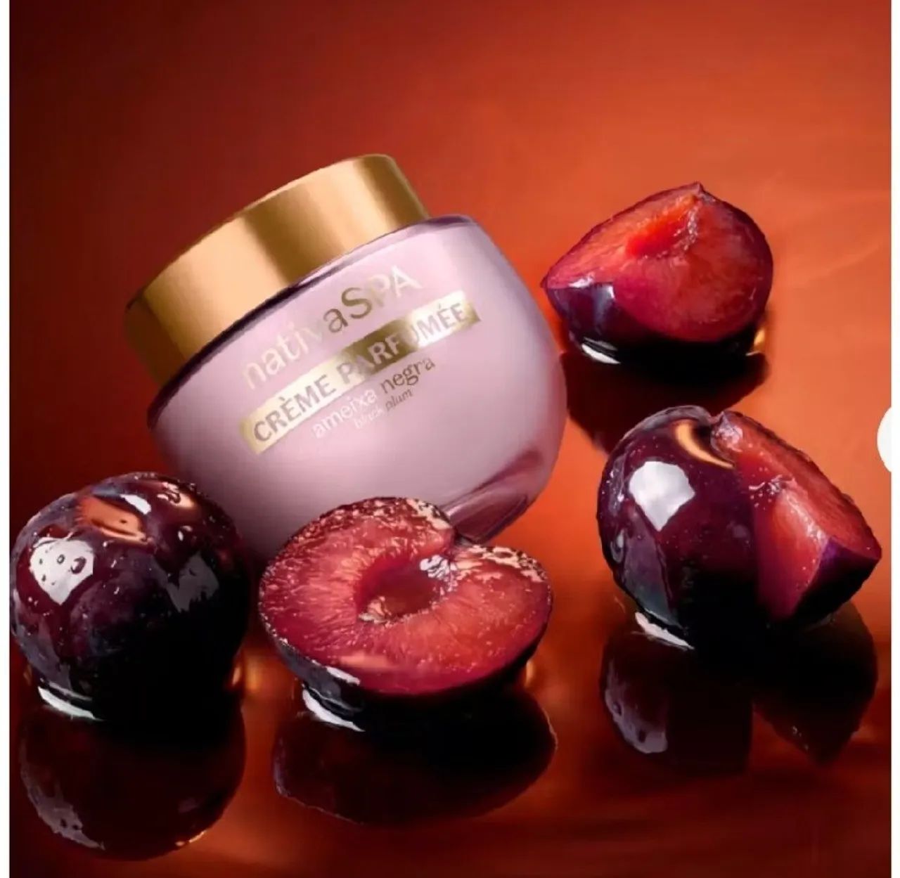 Créme Parfumèe Ultra Perfumado Nativa Spa Ameixa, 200g  - Foto 3