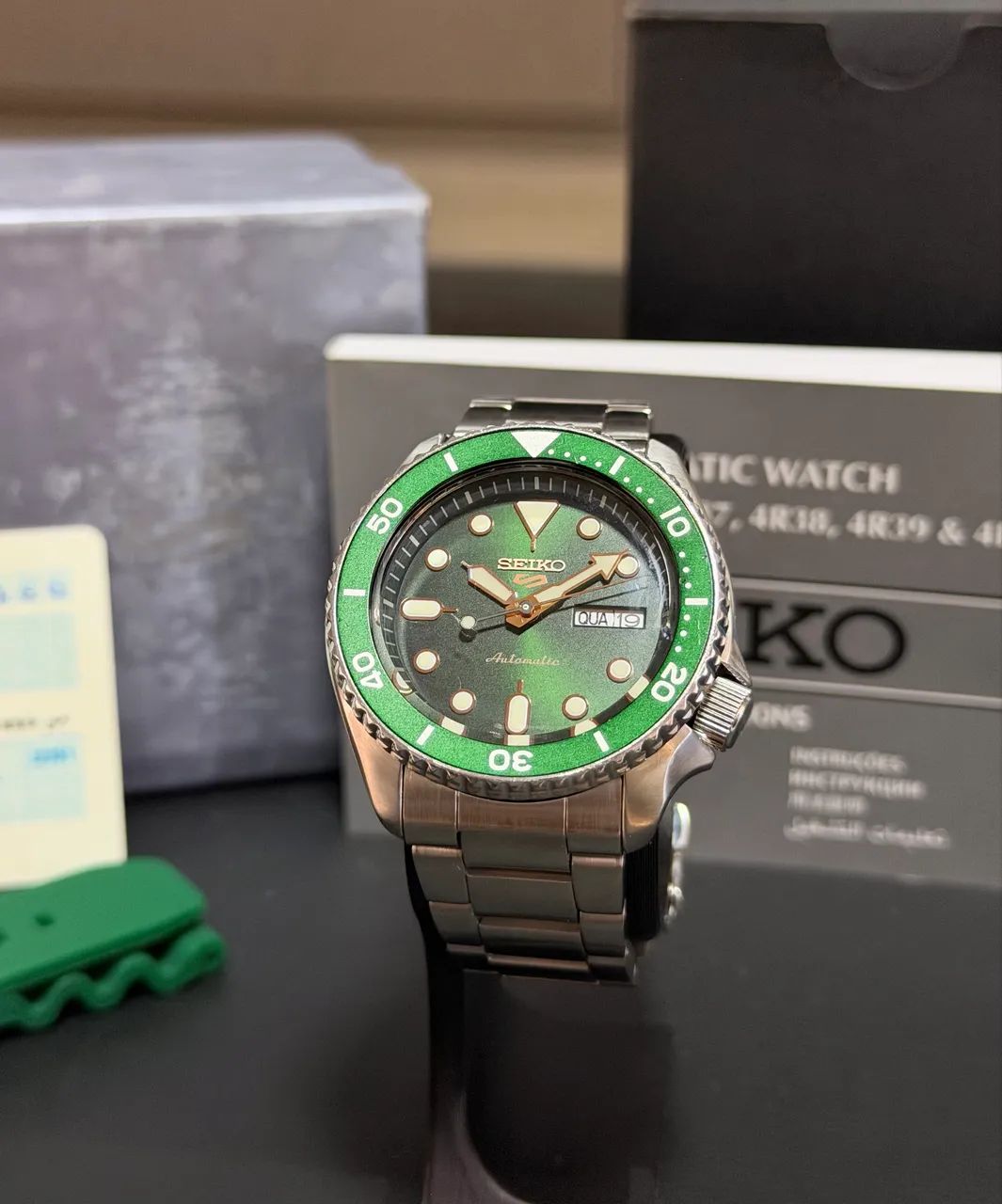 Relógio Seiko 5 Sports Hulk - Foto 5