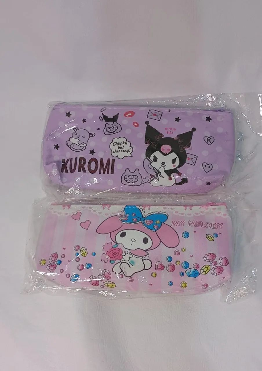 Estojos My Melode e Kuromi