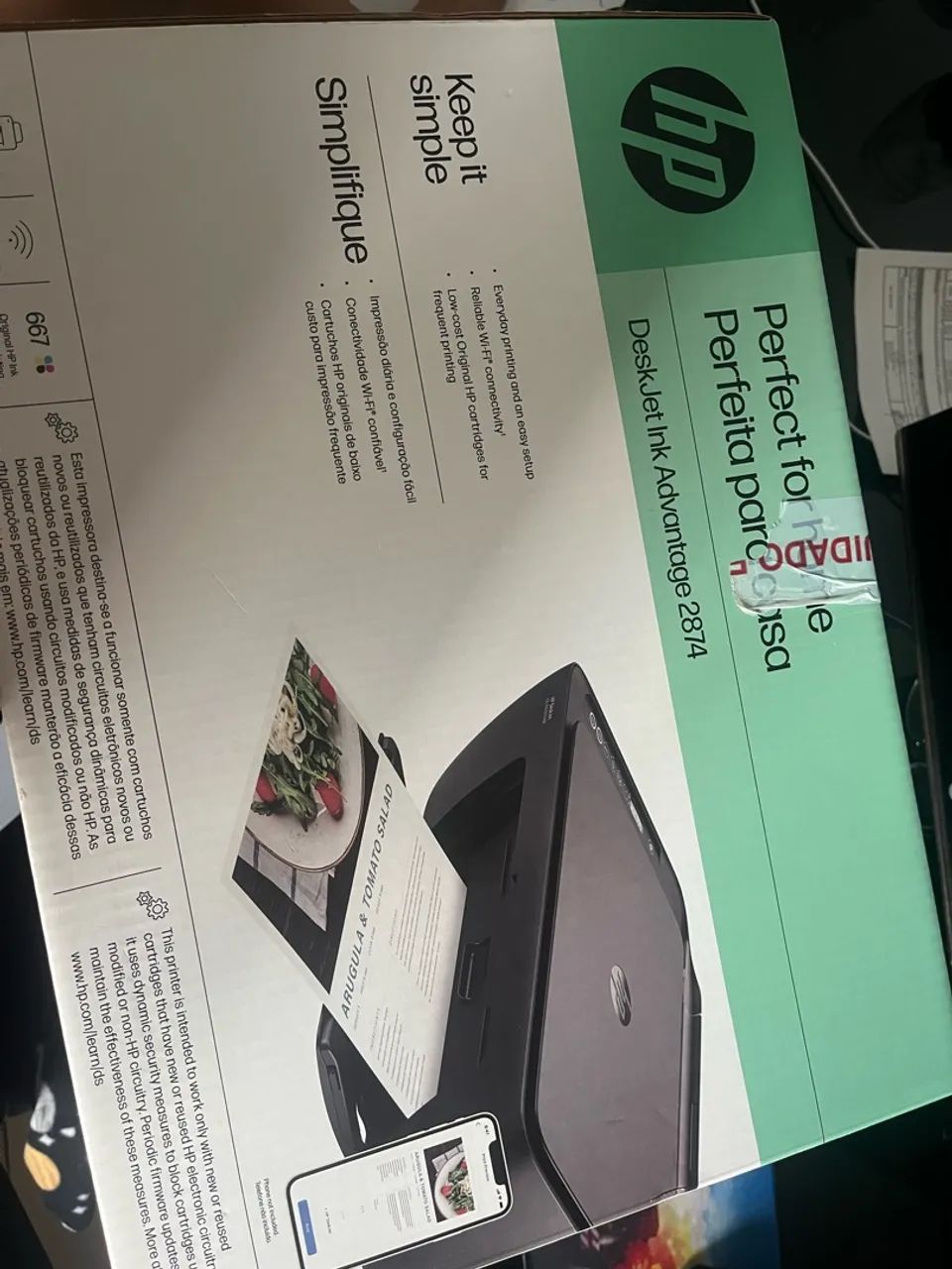 Impressora  HP DeskJet Ink Advantage 2874