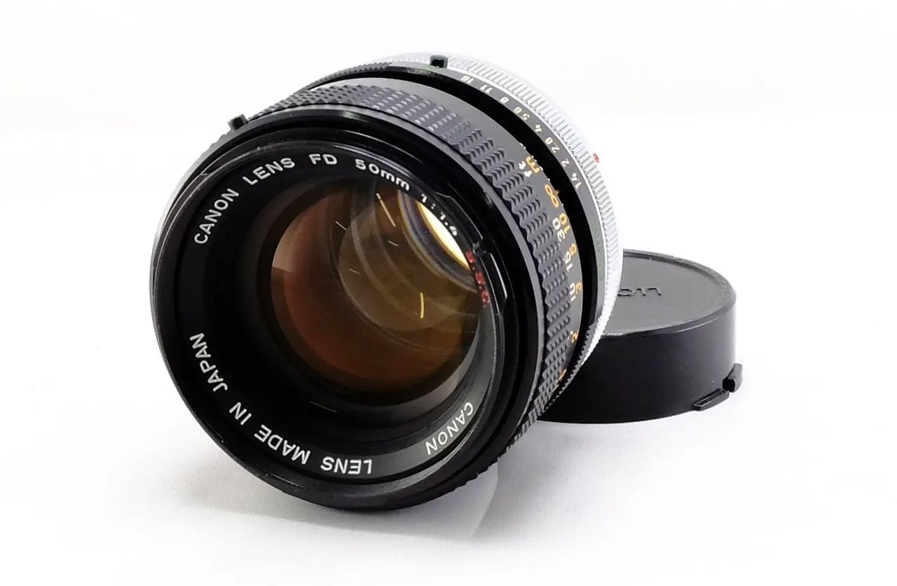 Canon AE-1 /FD 50mm 1:1.4 SSC (動作品） Canon AE-1 All Black Original + FD 50mm f/1.4 S.S.C. - Raridade