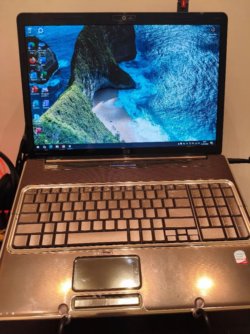 Notebook HP DV7 c/ placa de vídeo e SSD - Foto 2