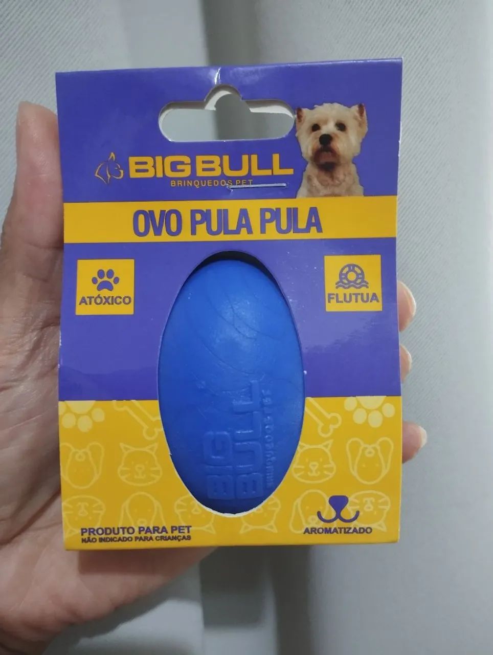 Mordedor para cães Ovo de Borracha Big Bull - Foto 4