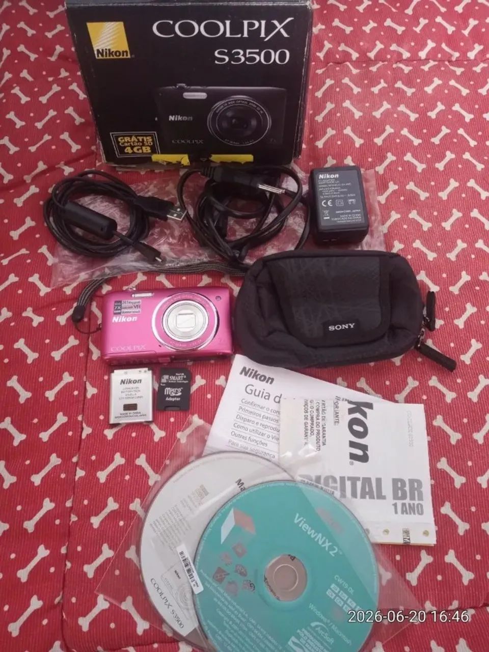 Nikon COOLPIX S3500/S600 2台セット NIKON COOLPIX S3500 COMPLETA - Câmeras e Filmadoras - Aquilles