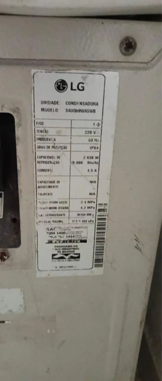 VENDO OU TROCO AR-CONDICIONADO  - Foto 4