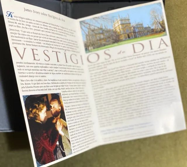 DVD Vestígios do Dia (Com Anthony Hopkins e Emma Thompson) Com encarte - Foto 4
