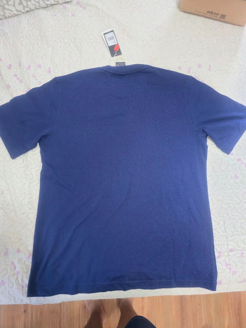 Camiseta Adidas Small Logo Marinho - Foto 3
