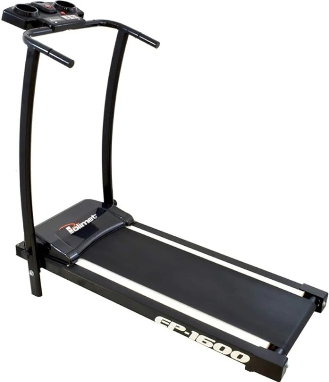 Poli Sports Esteira Eletronica EP1600 1.6hp Preta Bivolt