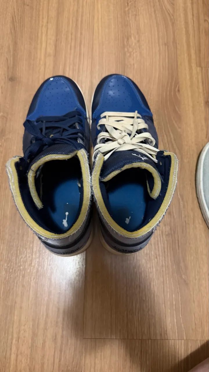Jordan mid azul - Foto 5